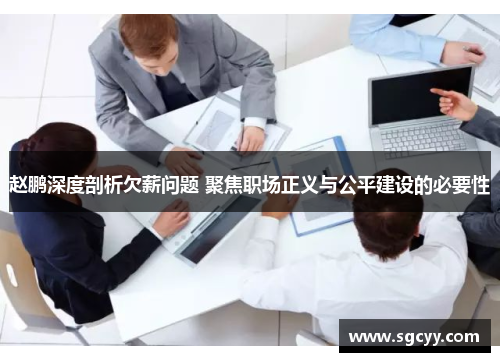 赵鹏深度剖析欠薪问题 聚焦职场正义与公平建设的必要性